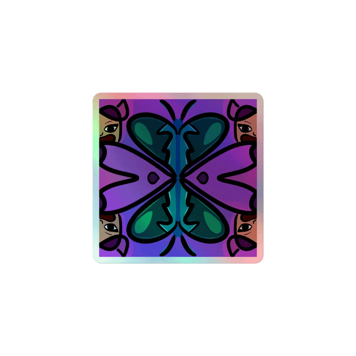 fun with symmetry holographic sticker product image (1)