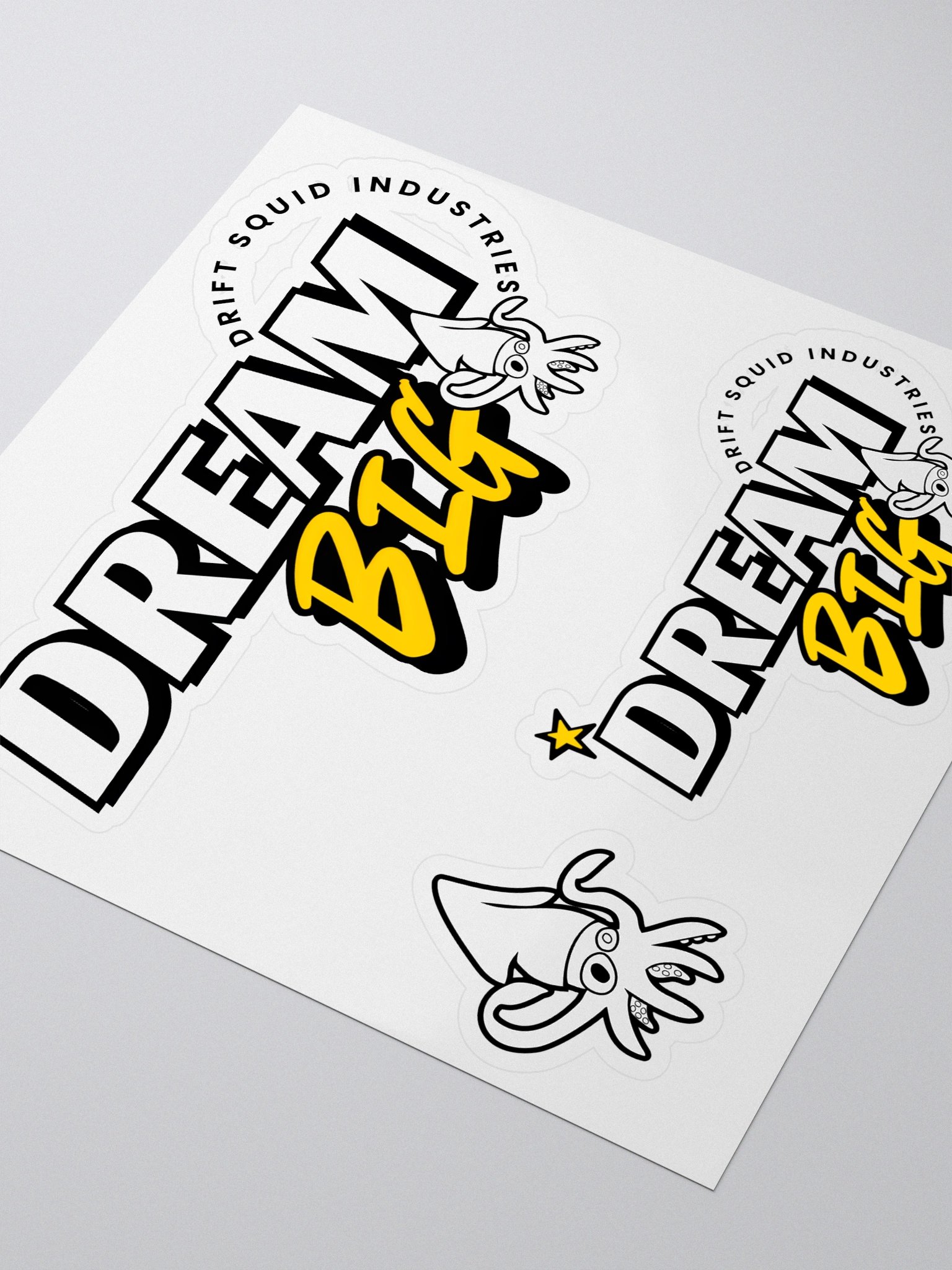 SQUID EDITION DREAM BIG STICKER PACK product image (3)