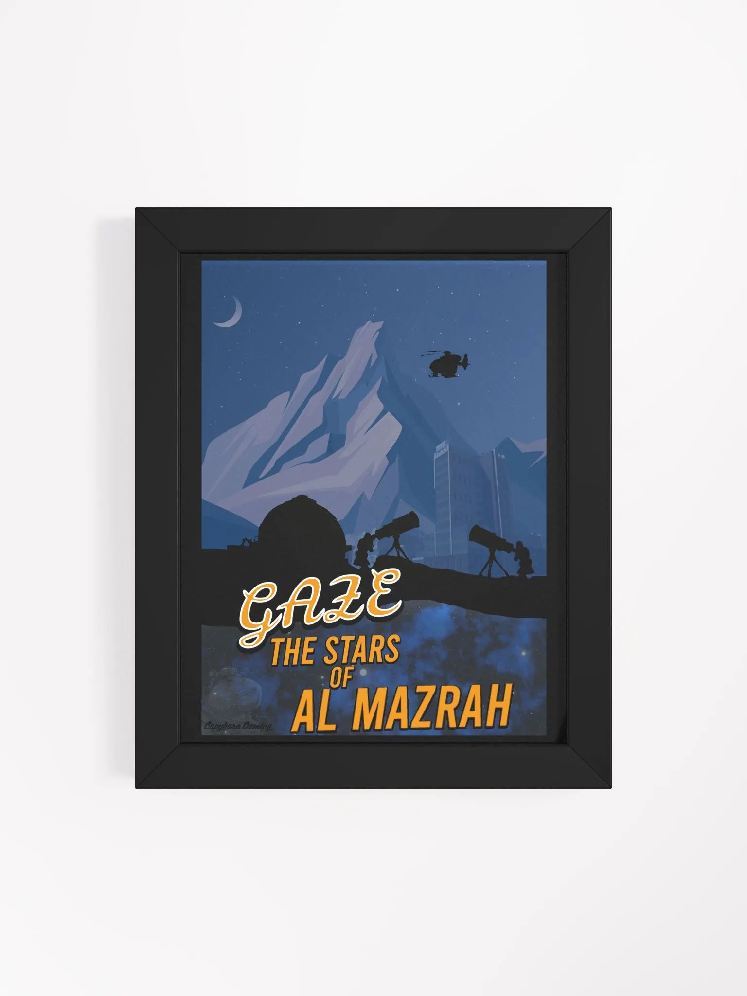 Capybara Al Mazrah - Map Collection Print product image (4)