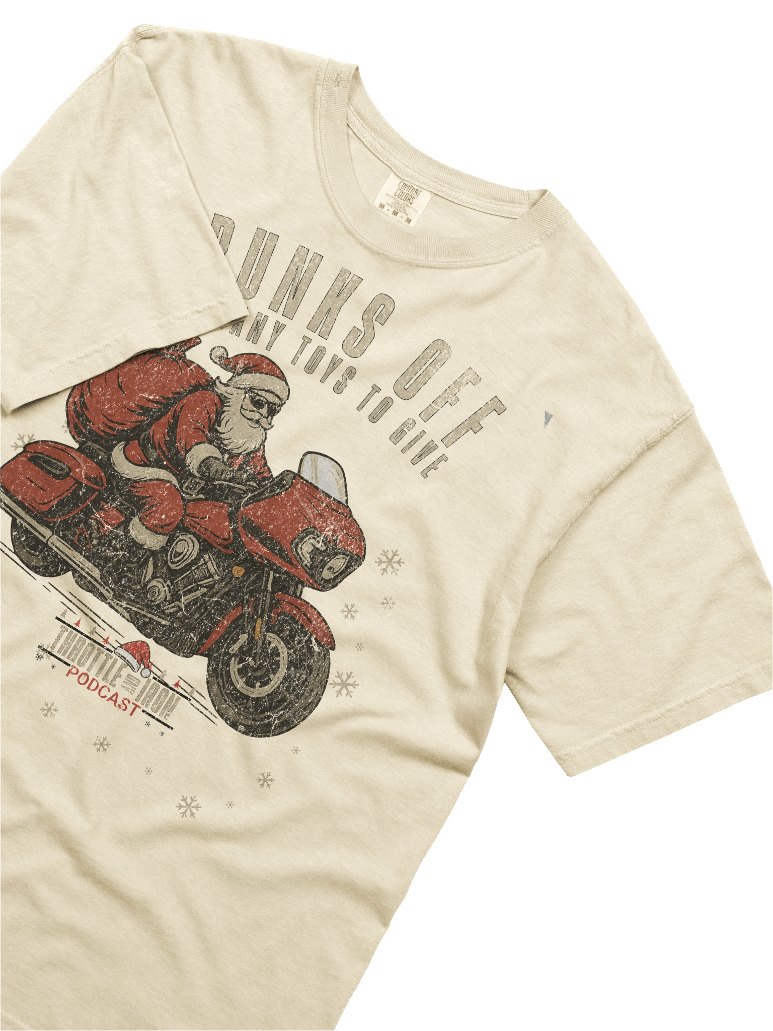 Throttle and Iron “Trunks Off” Christmas Tee (IMC) product image (40)