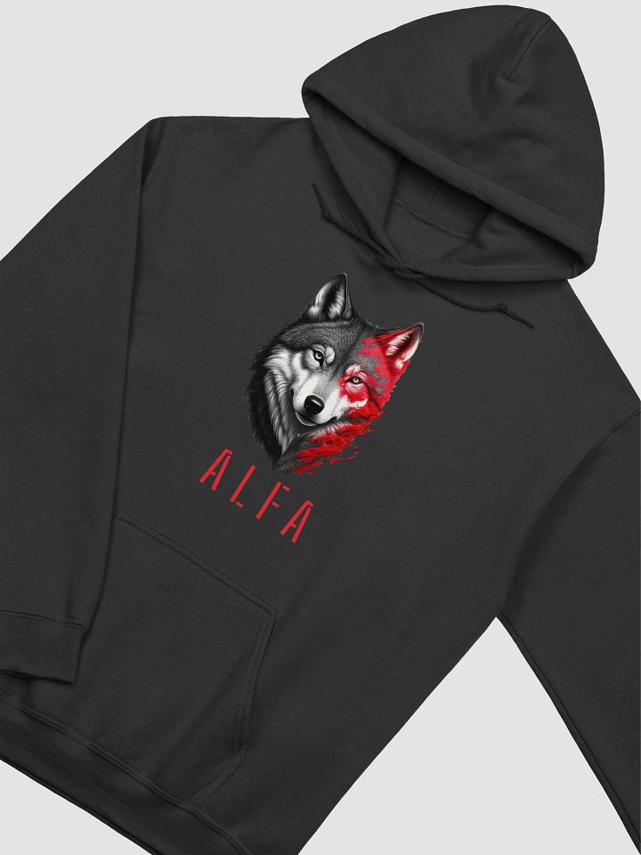 Alpha Wolf Split Face Hoodie product image (15)