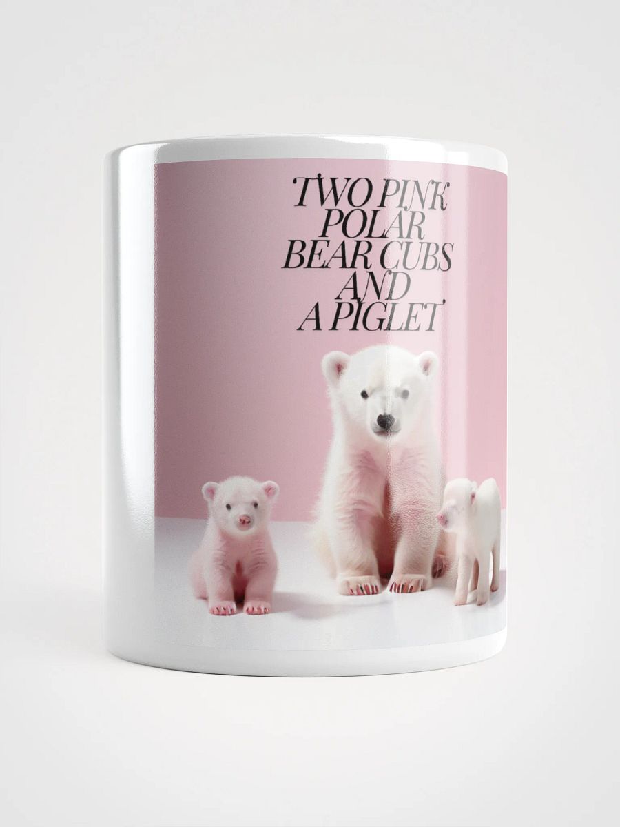 Two Pink Polar Bear Cubs and a Piglet product image (5)