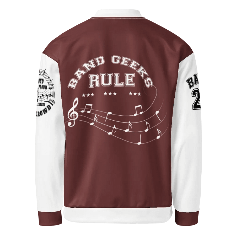 Band Geeks Rule Marching Band Bomber Jacket product image (2)