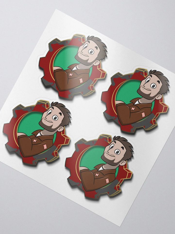 Steve Of Warr New Logo Stickers product image (2)