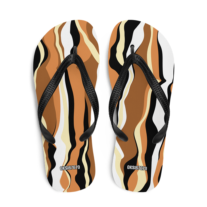 Undulating Stripes Custom Flip-Flops product image (2)