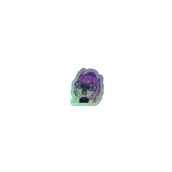 EEK! holographic sticker product image (2)