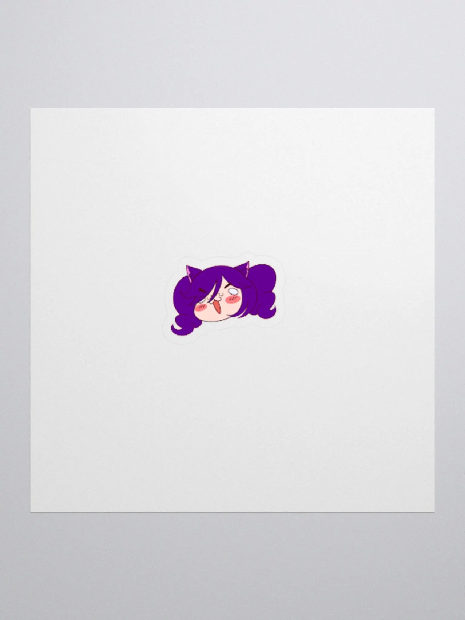 Excited Poodle Sticker product image (1)