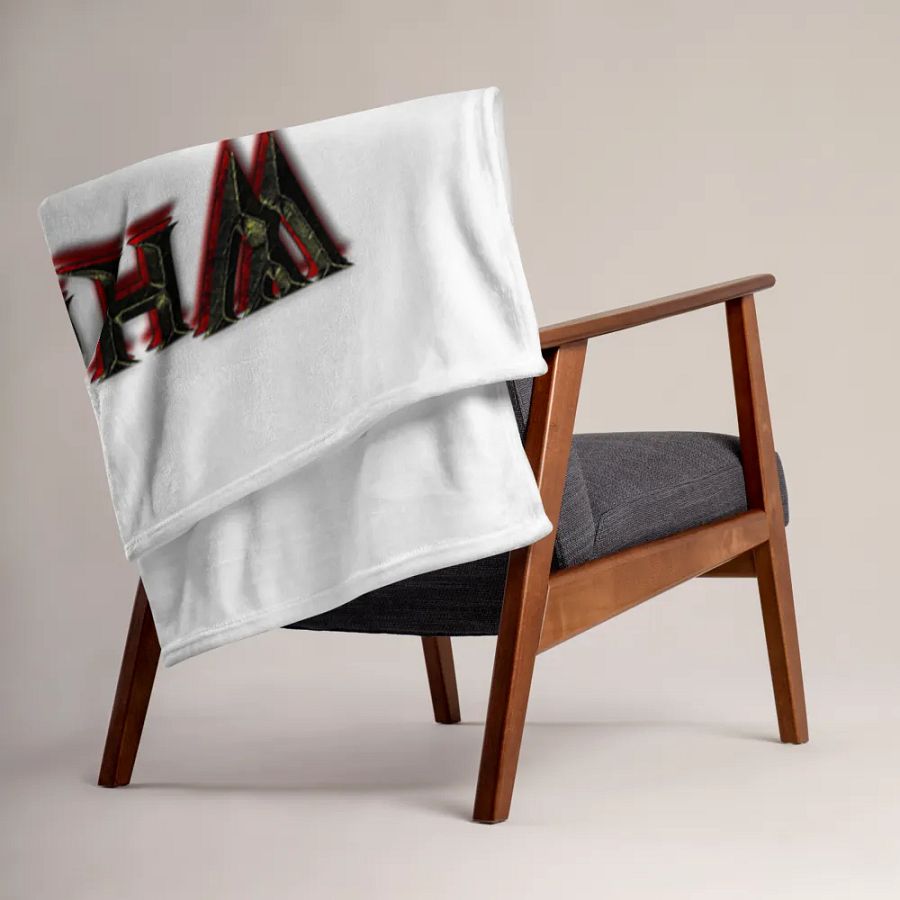 Lucifer's Lounge Slogan Plush Blanket product image (15)