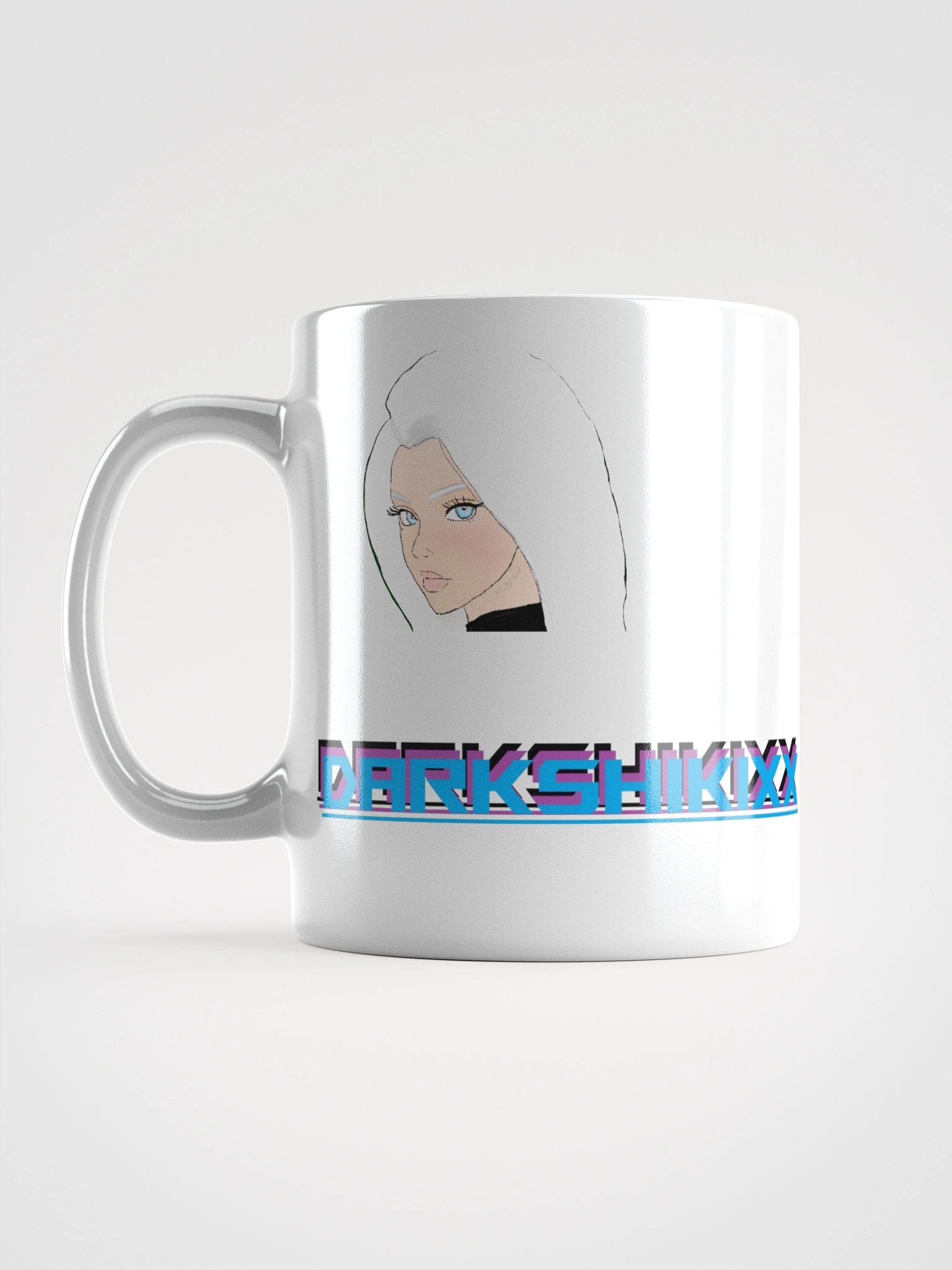 DARKSHIKIX Streamer White Glossy Mug product image (6)