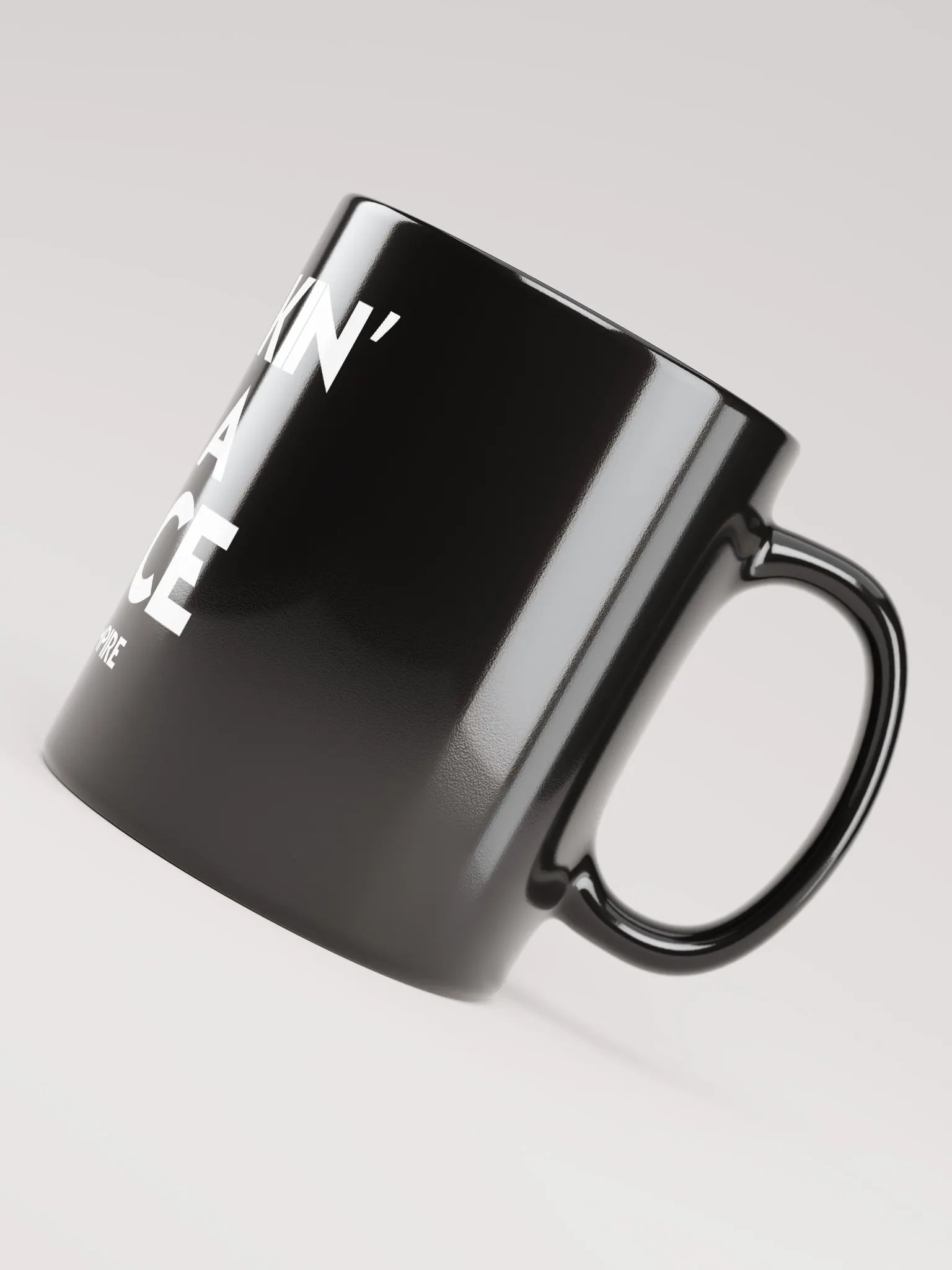 TWERKIN ON A FENCE - BLACK MUG product image (4)
