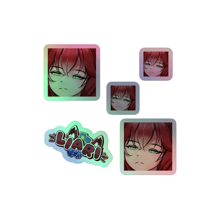 LiariSquint Holographic Sticker Set product image (1)