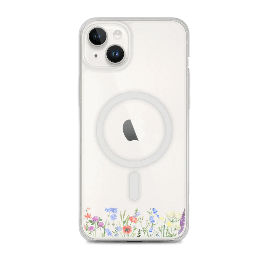 Floral Field iPhone® MagSafe® Clear Case product image (1)