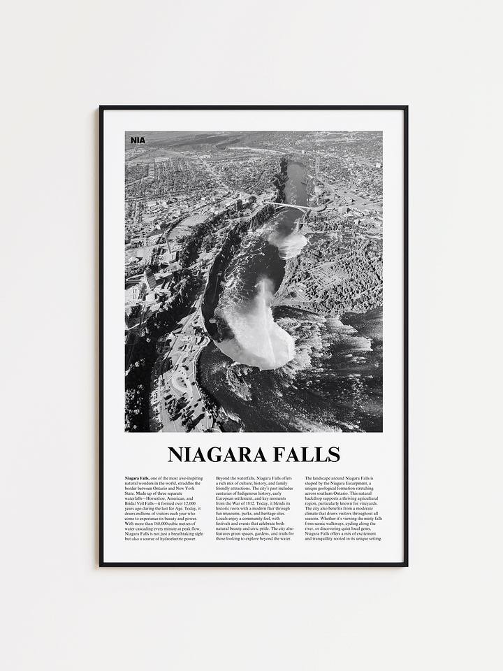 Niagara Falls 01 Newspaper Poster product image (1)