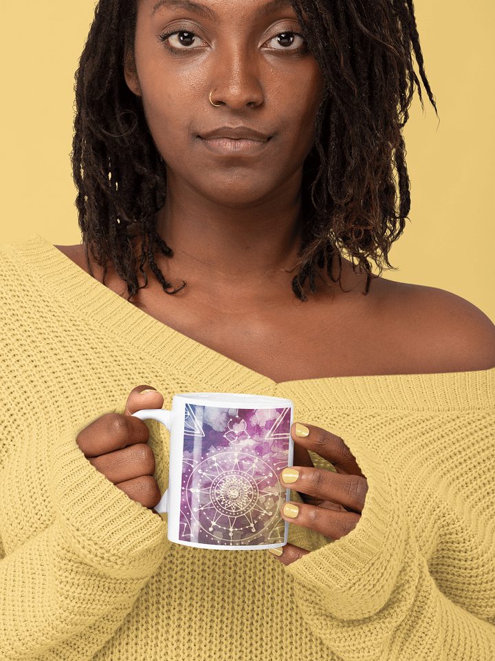 Sacred Geometry, Glossy White Mug product image (1)