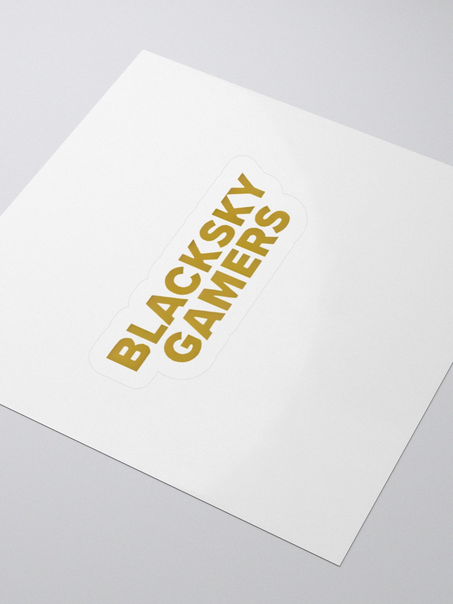 Gilded BlackSkyGamers Kiss Cut Stickers product image (3)