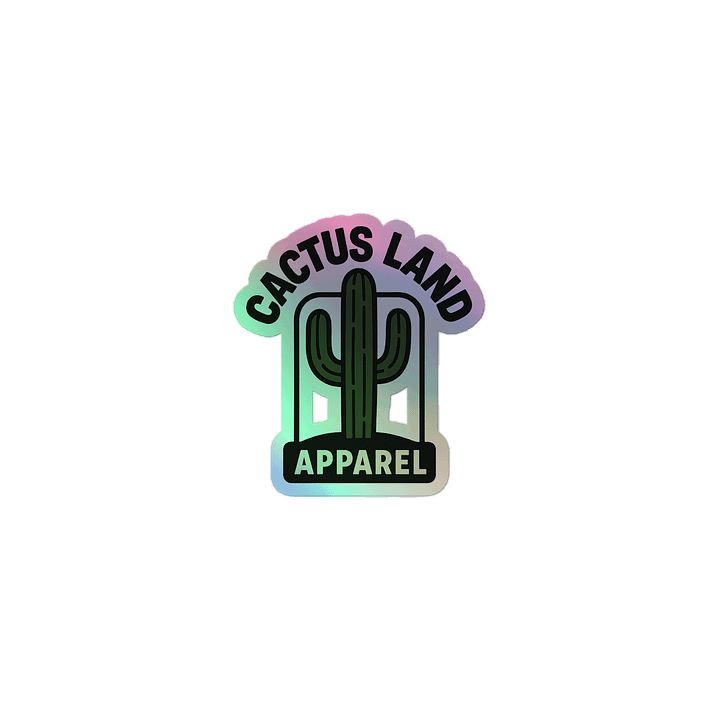 Cactus Land Holo Sticker ALT Logo product image (1)