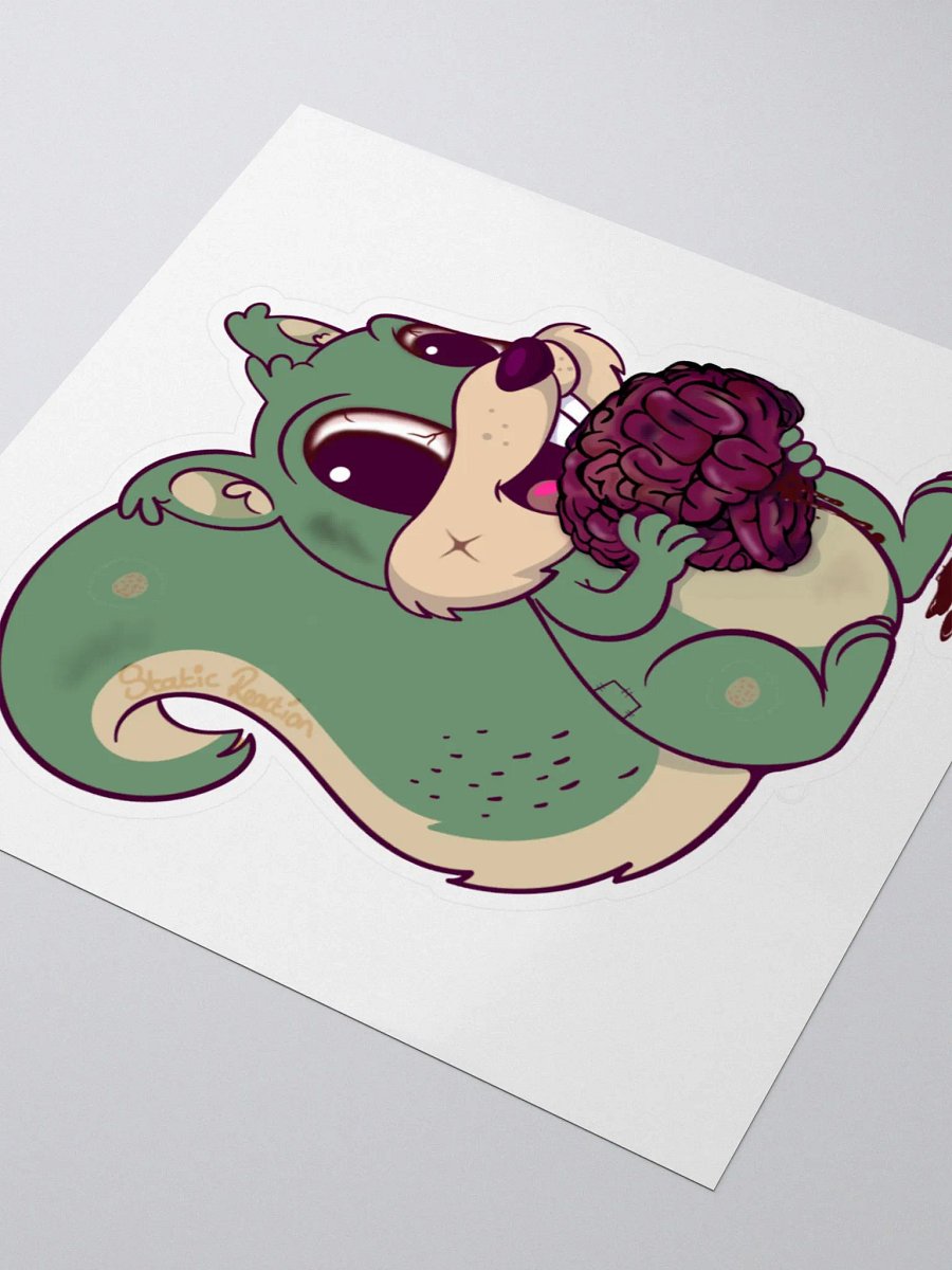 Squirrel Brain Halloween Sticker product image (7)