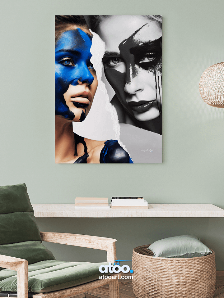 Living in Colors | Blue and beyond... | Collage Wall Art product image (2)