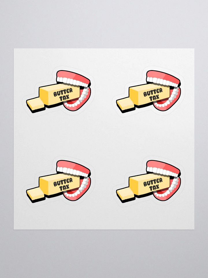 Butter Tax | 4 Sticker Pack product image (1)
