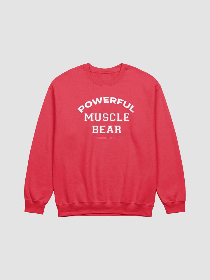 Powerful Muscle Bear Crewneck Sweatshirt product image (3)