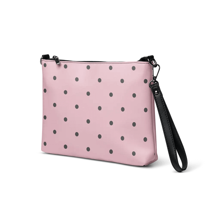 Pink with Grey Dots Crossbody Bag product image (2)