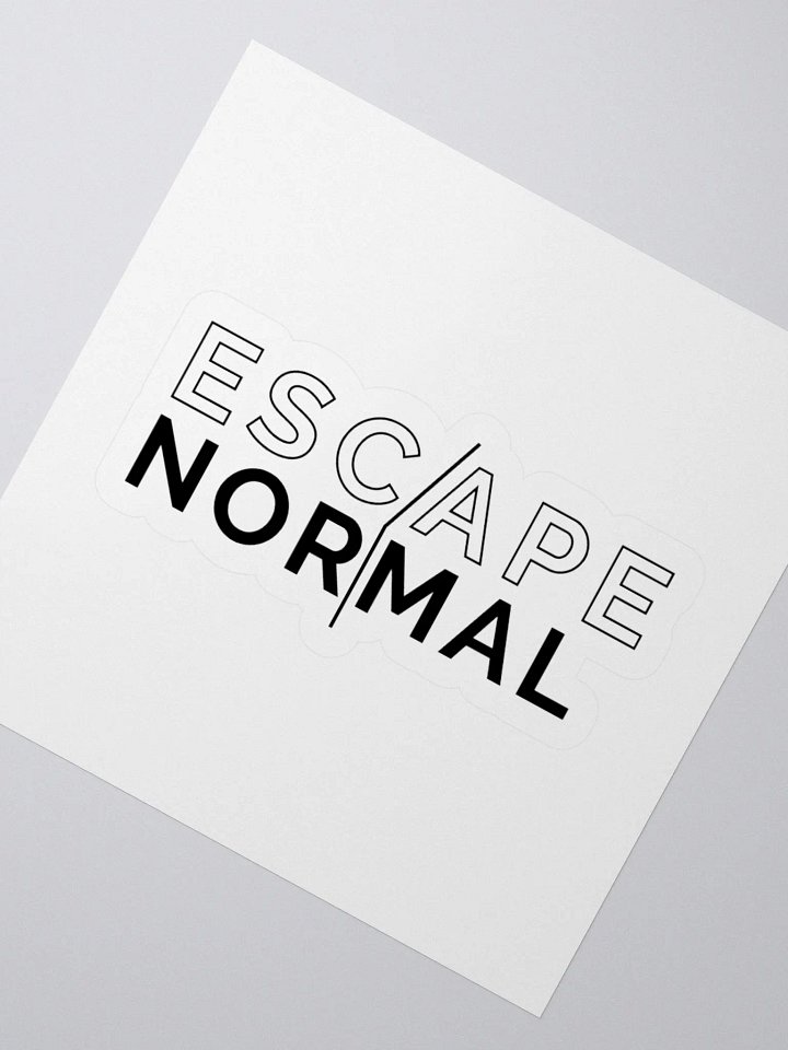 Escape Normal Sticker product image (2)