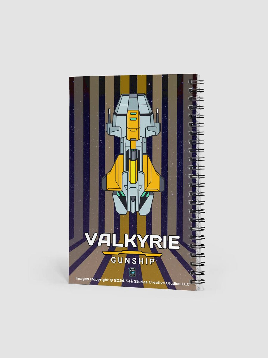 Valkyrie Gunship Starship | Spiral Notebook product image (2)