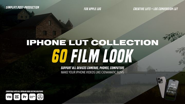 60 film look lut for iphone 15 product image (2)