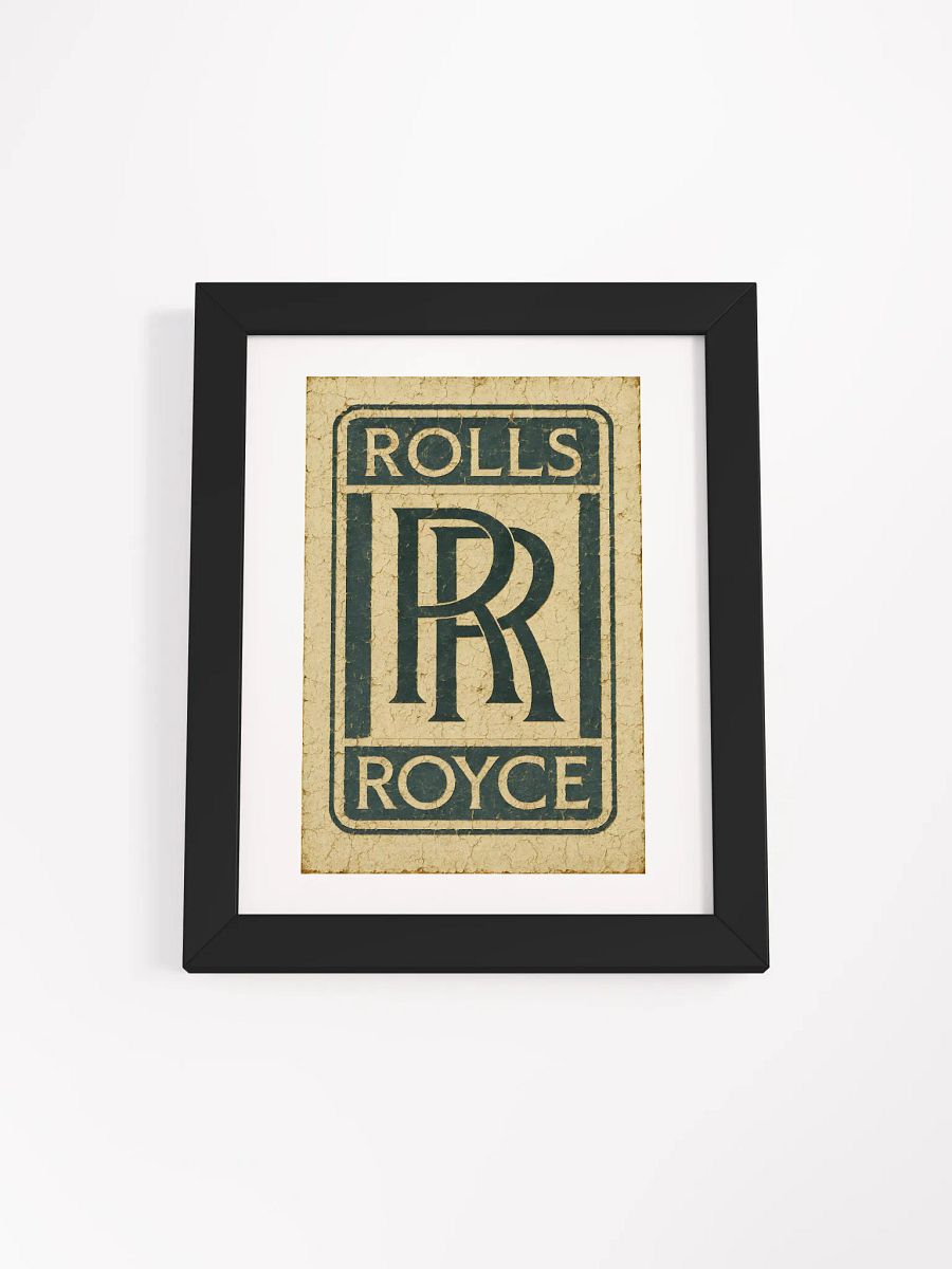 Vintage Rolls Royce Framed Poster product image (1)