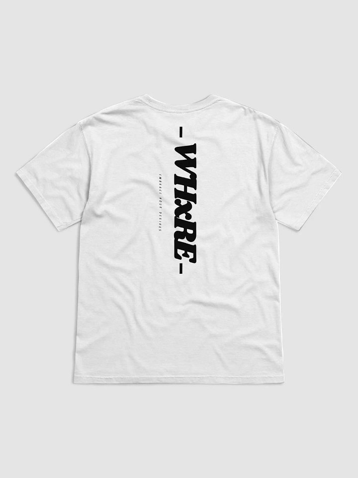 BLACK WHxRE LIPS TEE product image (2)