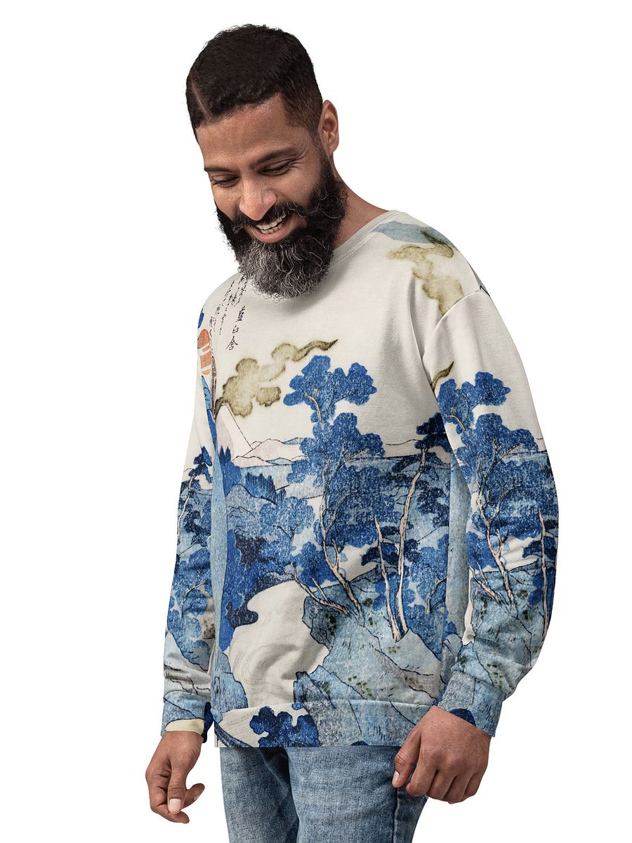 Fuji no Yukei All-Over Print Recycled Unisex Sweatshirt product image (10)