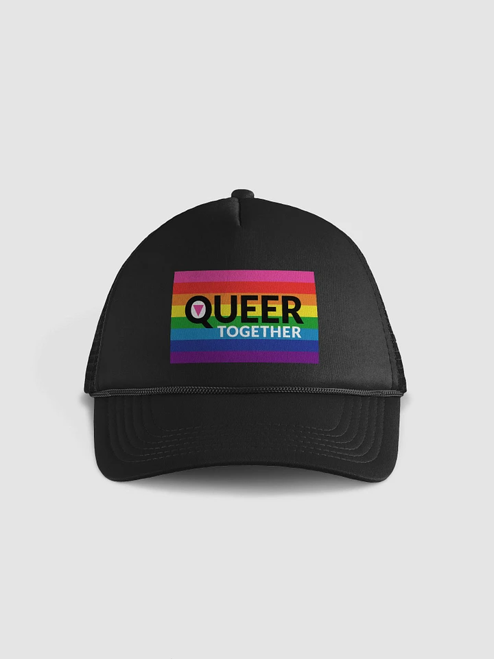 Queer Together Rainbow Pride Flag - Trucker Hat product image (1)