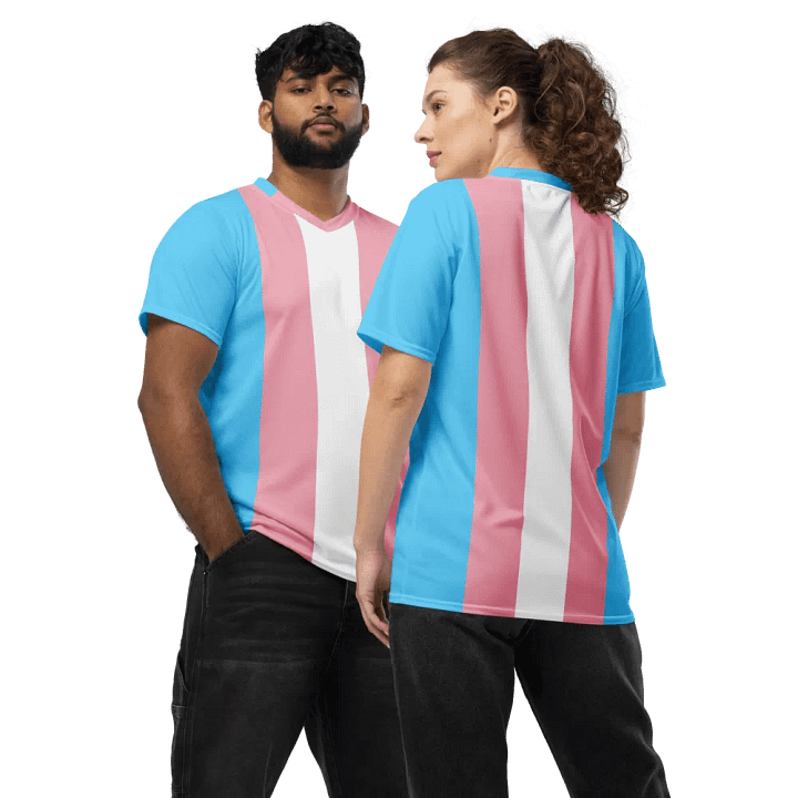 Trans Pride Flag - All-Over Print Jersey product image (2)