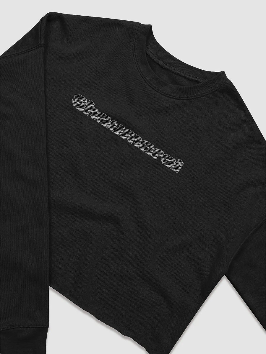 Women's Fleece Crop Sweatshirt - Co Founder Shaumarai - White HApex Gear White Logo product image (3)