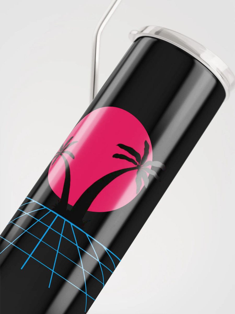 Retro-Futuristic Steel Tumbler product image (4)