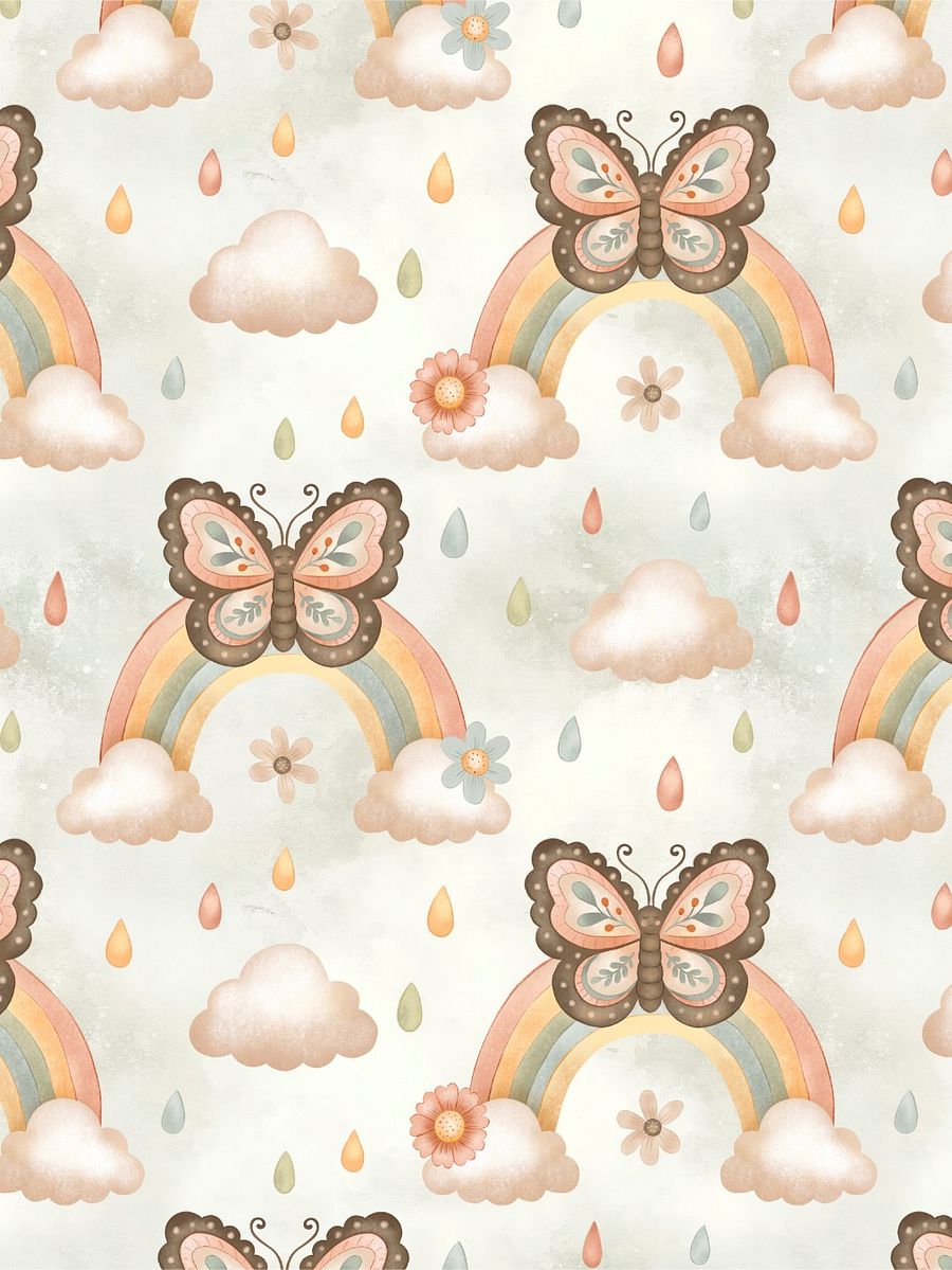 Butterfly with Rainbow - Non-Exclusive Pattern product image (9)