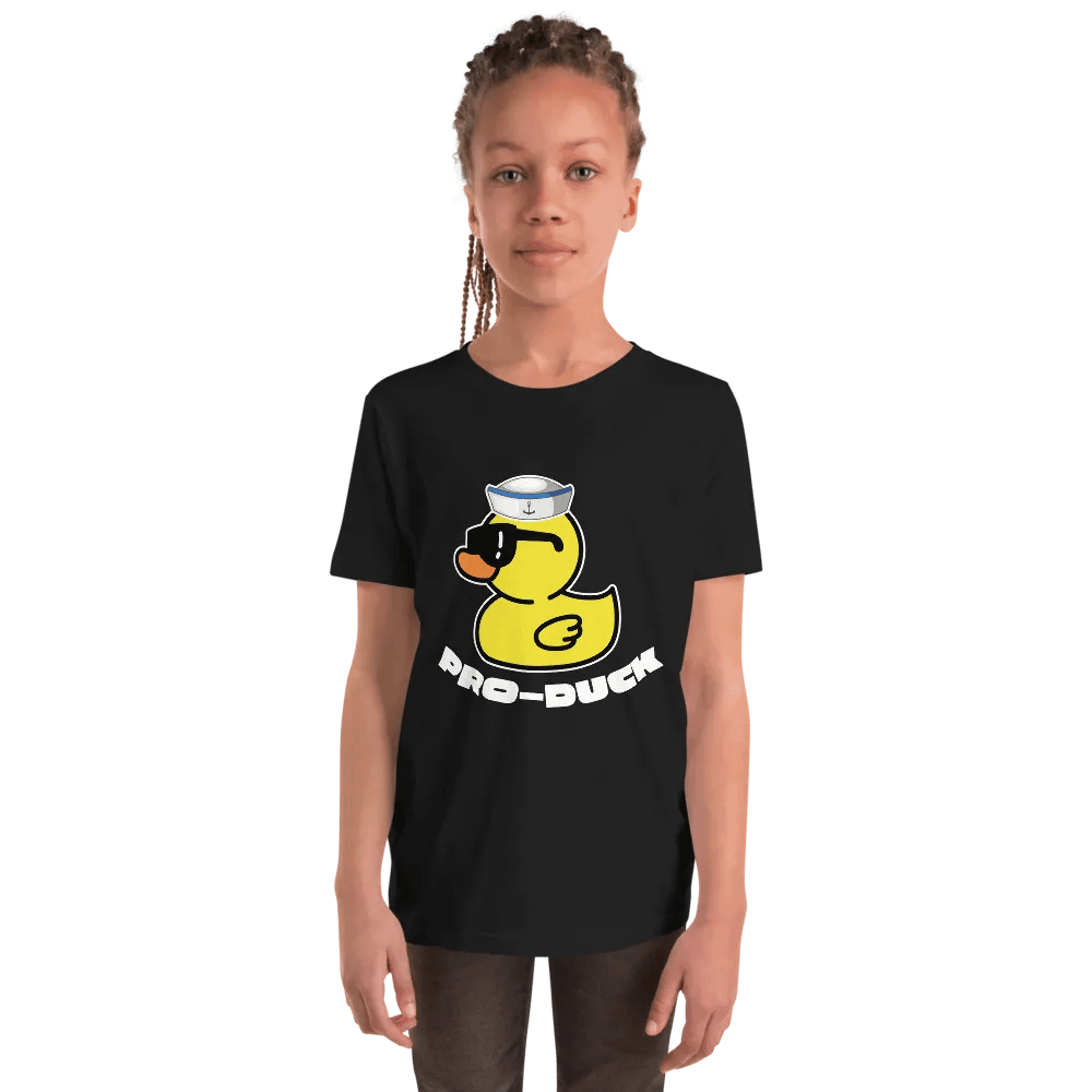 Youth Pro-Duck T-Shirt - Black product image (5)