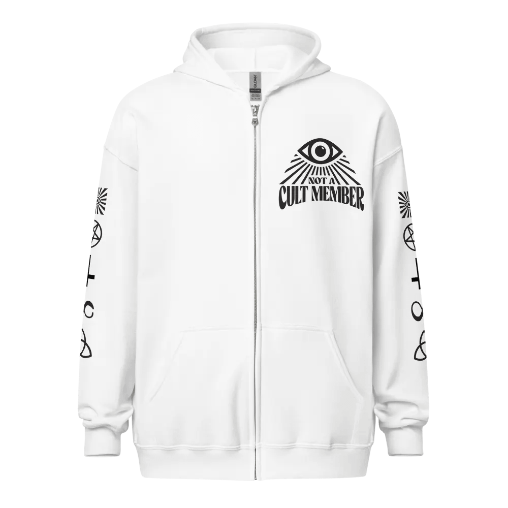 Not A Cult Member Hoodie (White) product image (1)