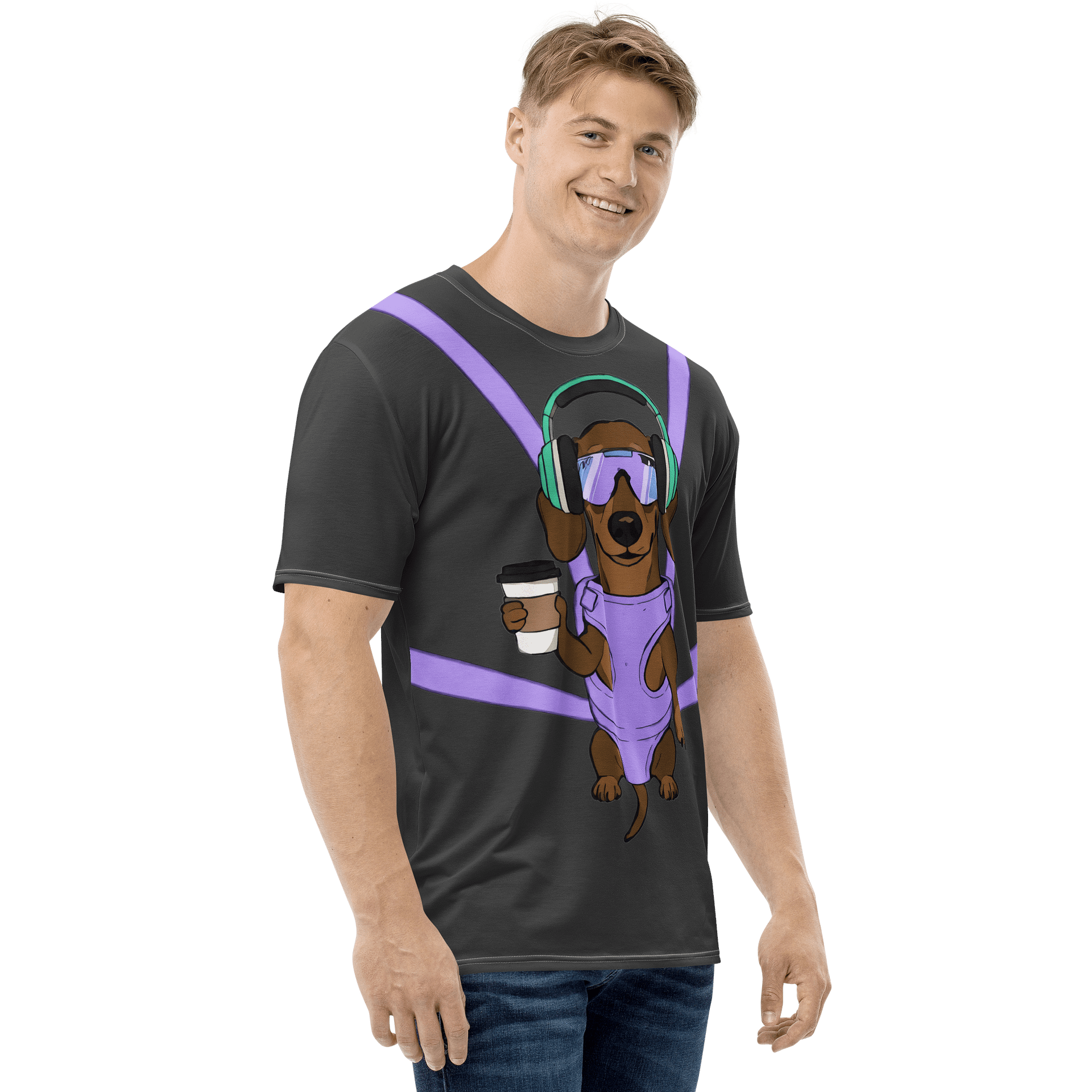 Coffee & Dachshunds - DJ Kaleo T-Shirt product image (3)