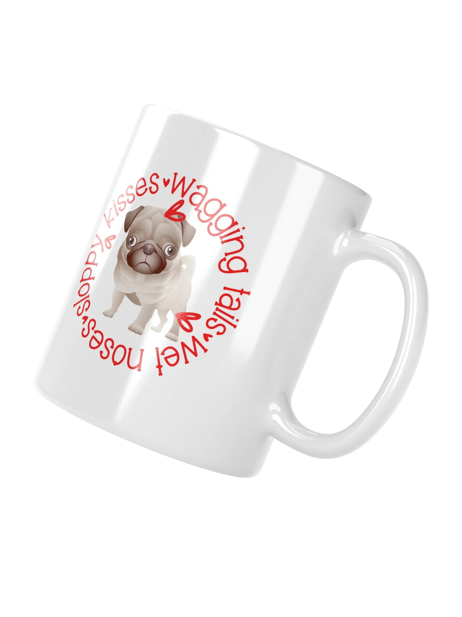 Sloppy Kisses Pug Mug product image (7)