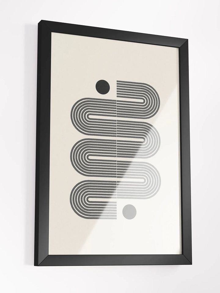 Ethereal Pathways Framed Poster | Dreamy Abstract Landscape Art for Tranquil Spaces product image (1)