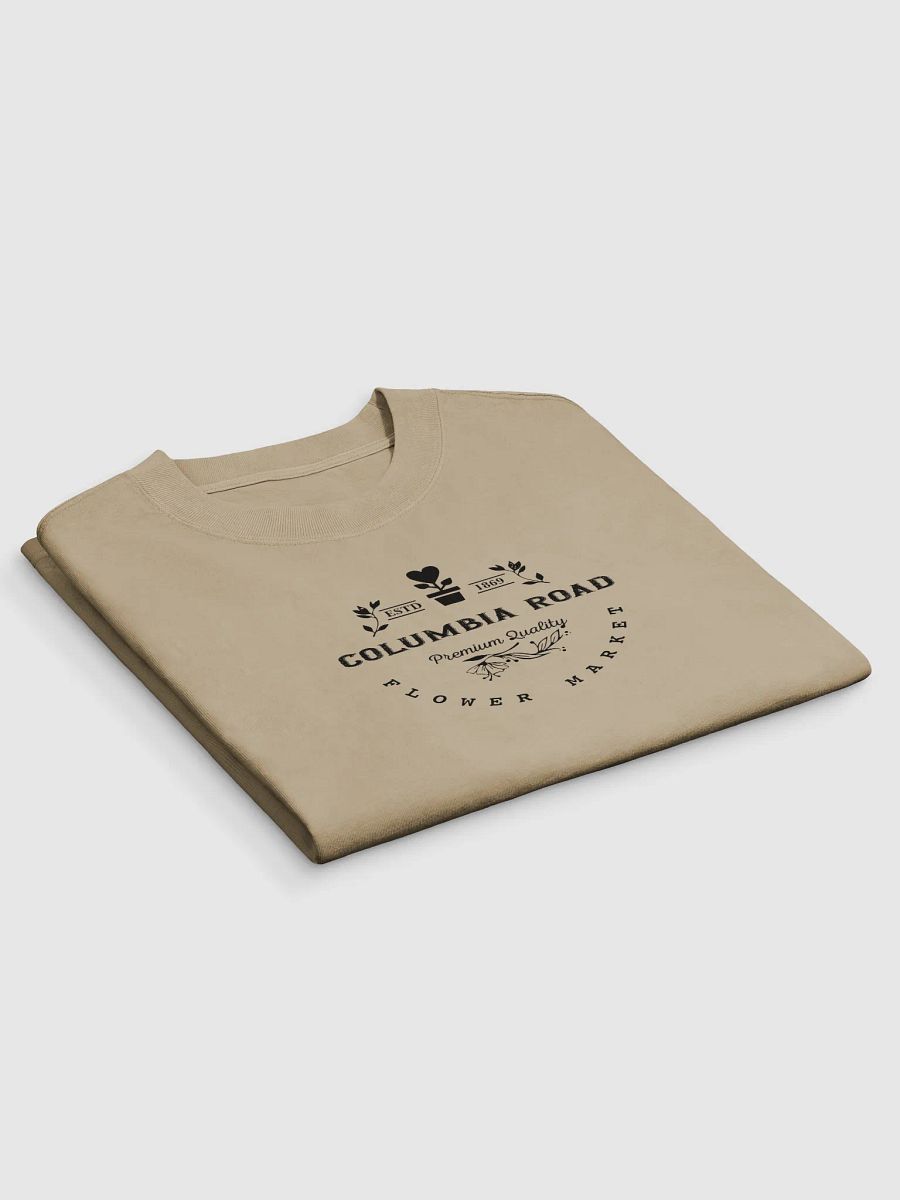 Columbia Road Market Vintage Vibes Oversized Tee (Faded Khaki) product image (3)