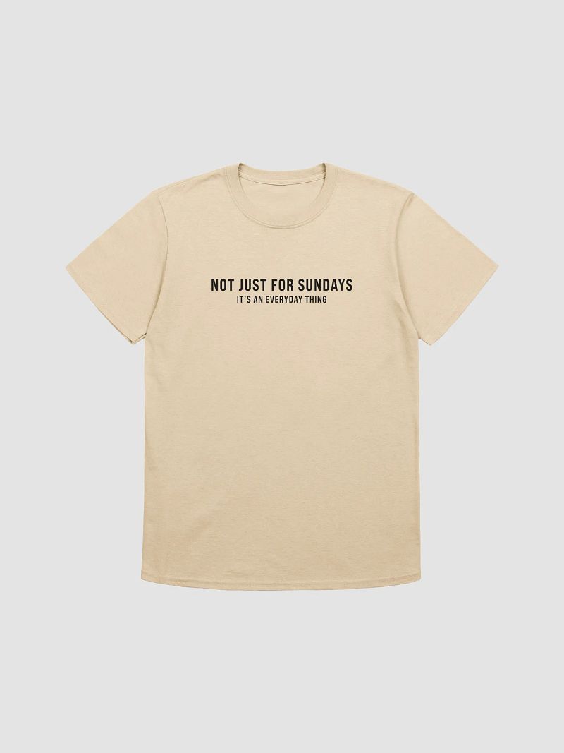 Not Just for Sundays – Unisex T-Shirt (light)