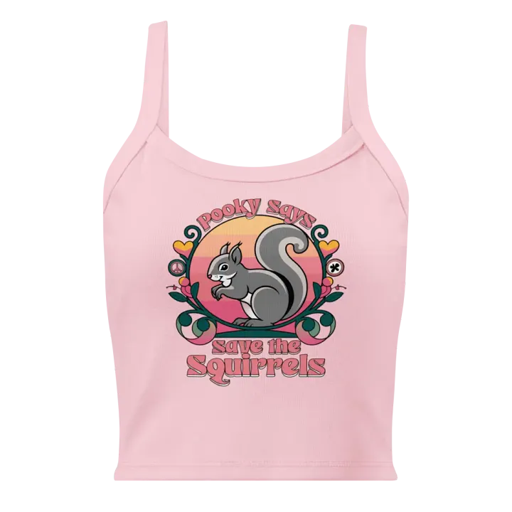 Pooky Says Save the Squirrels Women's Tank Top product image (1)