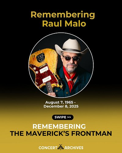 ✨ Remembering Raúl Malo ✨

Today we honor the incredible voice and spirit of Raúl Malo, the powerhouse frontman of The Maveri...