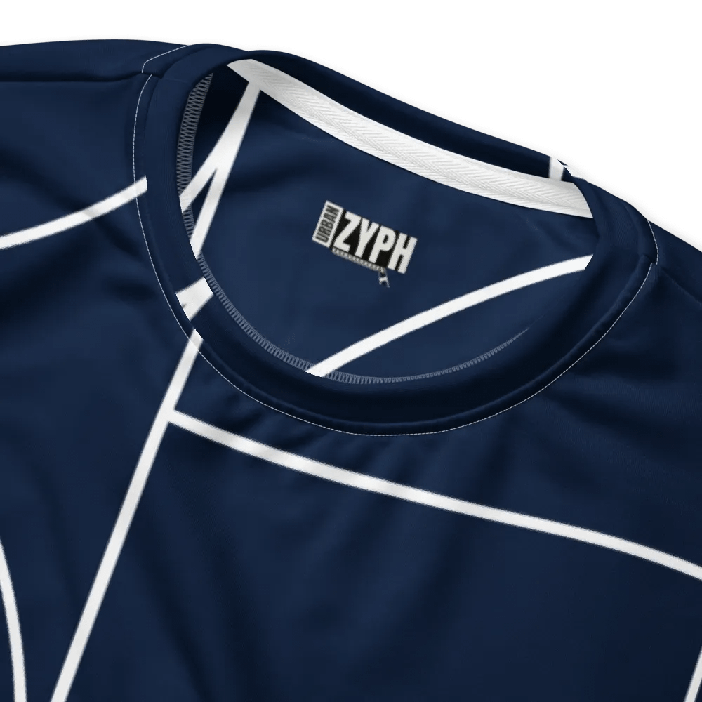 Navy Geometric Unisex Sweatshirt product image (4)