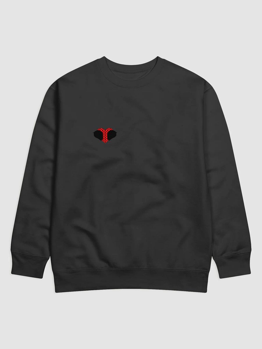 Valentine Matching Road Helmet Heart Crewneck (Left) product image (1)
