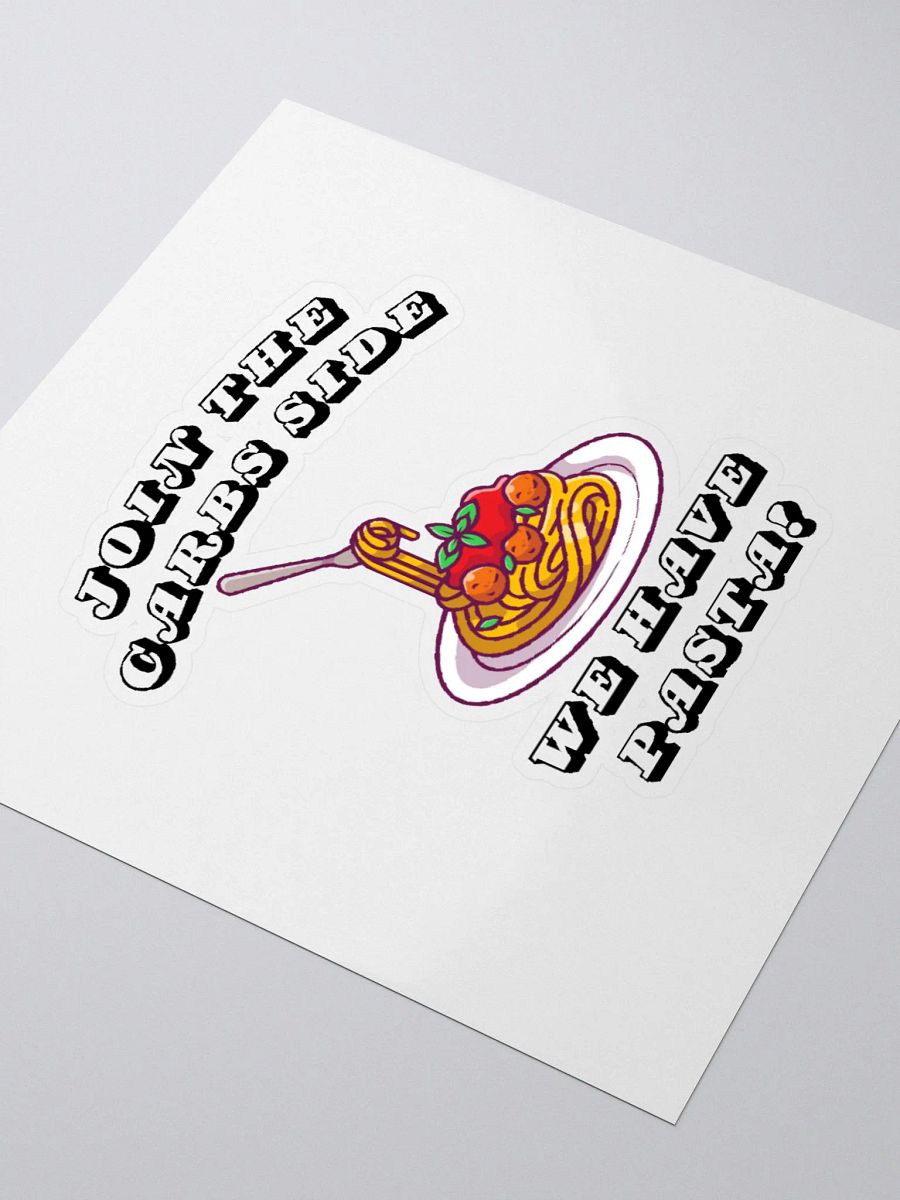 Join The Carbs Side Sticker product image (8)
