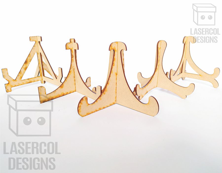Easel Plate Stand Set 1 - Laser Cut Files product image (4)