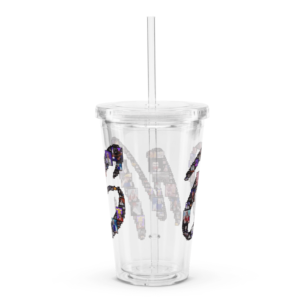 Collage Plastikbecher 590 ml mit Trinkhalm product image (6)